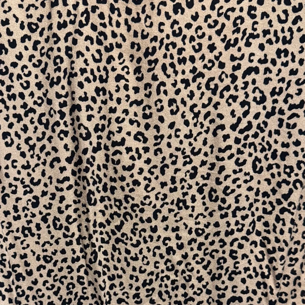 AFRM Tan and Black Animal Print Blouse - Picture 6 of 8